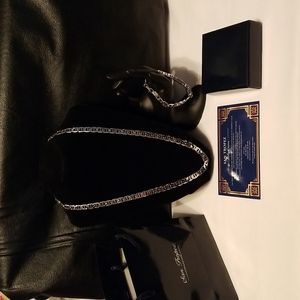 San Tropez  silver necklace and  Bracelet  set.